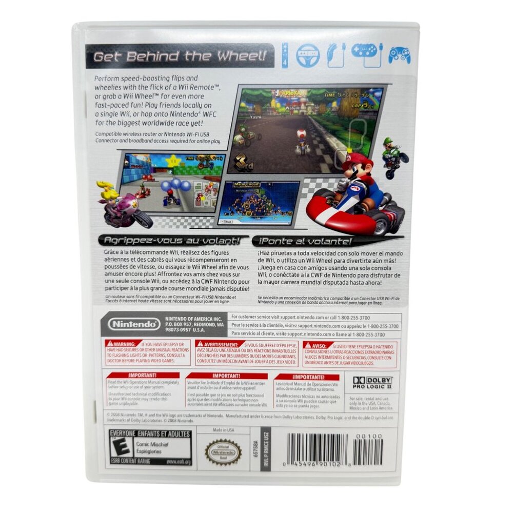 Nintendo Wii - Mario Kart - CIB - Tested/Works - Picture 2 of 4